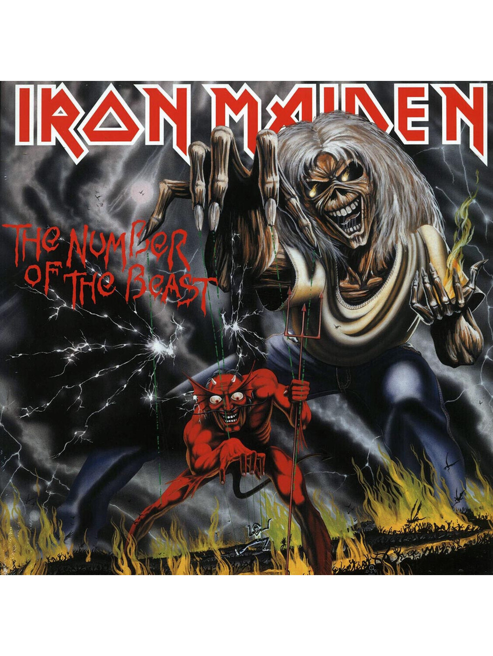 IRON MAIDEN - THE NUMBER OF THE BEAST LP VINYL RECORD 180 gram vinyl